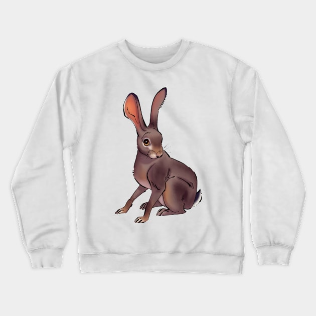 Scrub hare Crewneck Sweatshirt by PaulaBS